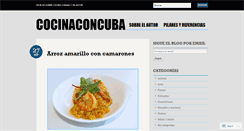 Desktop Screenshot of cocinaconcuba.com